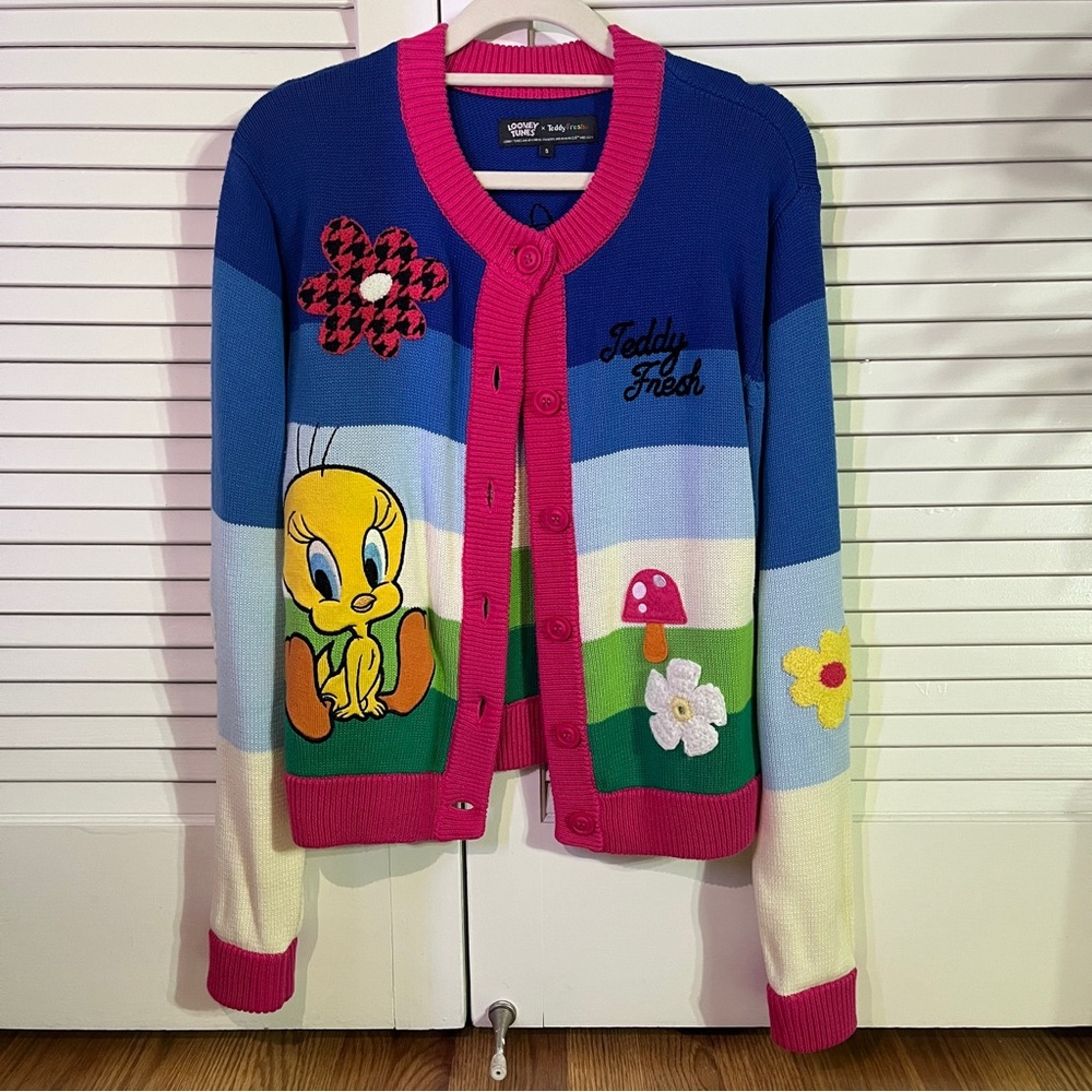 Teddy Fresh x Looney Tubes Tweety Cardigan